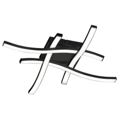 Lampa sufitowa czarna LED ROUTE hasztag