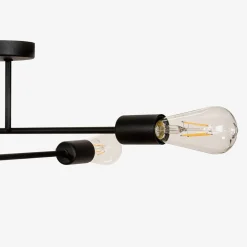 Lampa sufitowa czarna LUCA 4