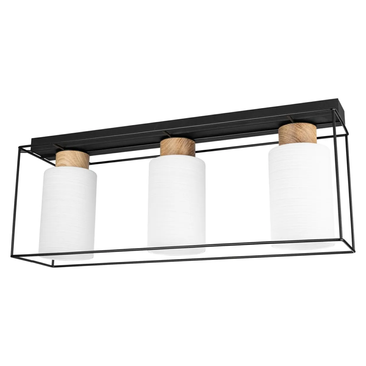 Lampa sufitowa czarno-biała GRETTER 3