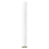 Lampa sufitowa długa tuba biało-złota LOYA 55 cm