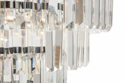 Lampa sufitowa glamour chrom AMEDEO 50 cm