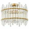 Lampa sufitowa glamour złota ALEXANDRIA