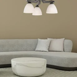 Lampa sufitowa grafitowo-biała ADRIANO 3