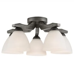 Lampa sufitowa grafitowo-biała ADRIANO 5