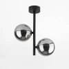 Lampa sufitowa kule czarna ESTERA II