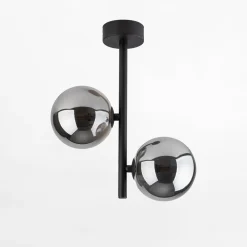 Lampa sufitowa kule czarna ESTERA II