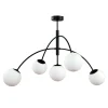 Lampa sufitowa kule czarna VOLTA 5