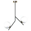 Lampa sufitowa kule czarno-złota COSMO 2