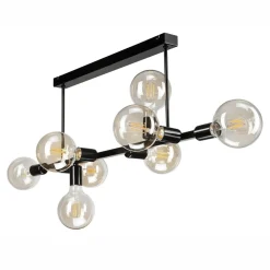 Lampa sufitowa kule czarna ASTRID VIII