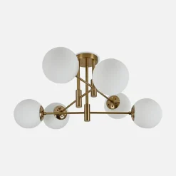 Lampa sufitowa kule złota DORADO 6