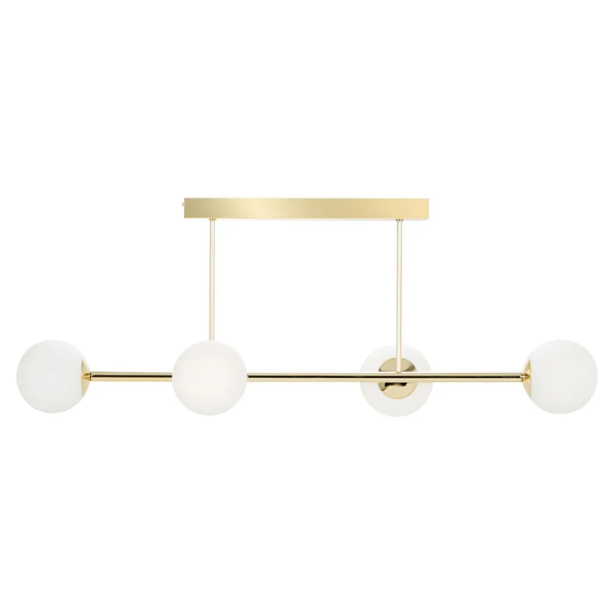 Lampa sufitowa kule złoto-biała ESSO 4