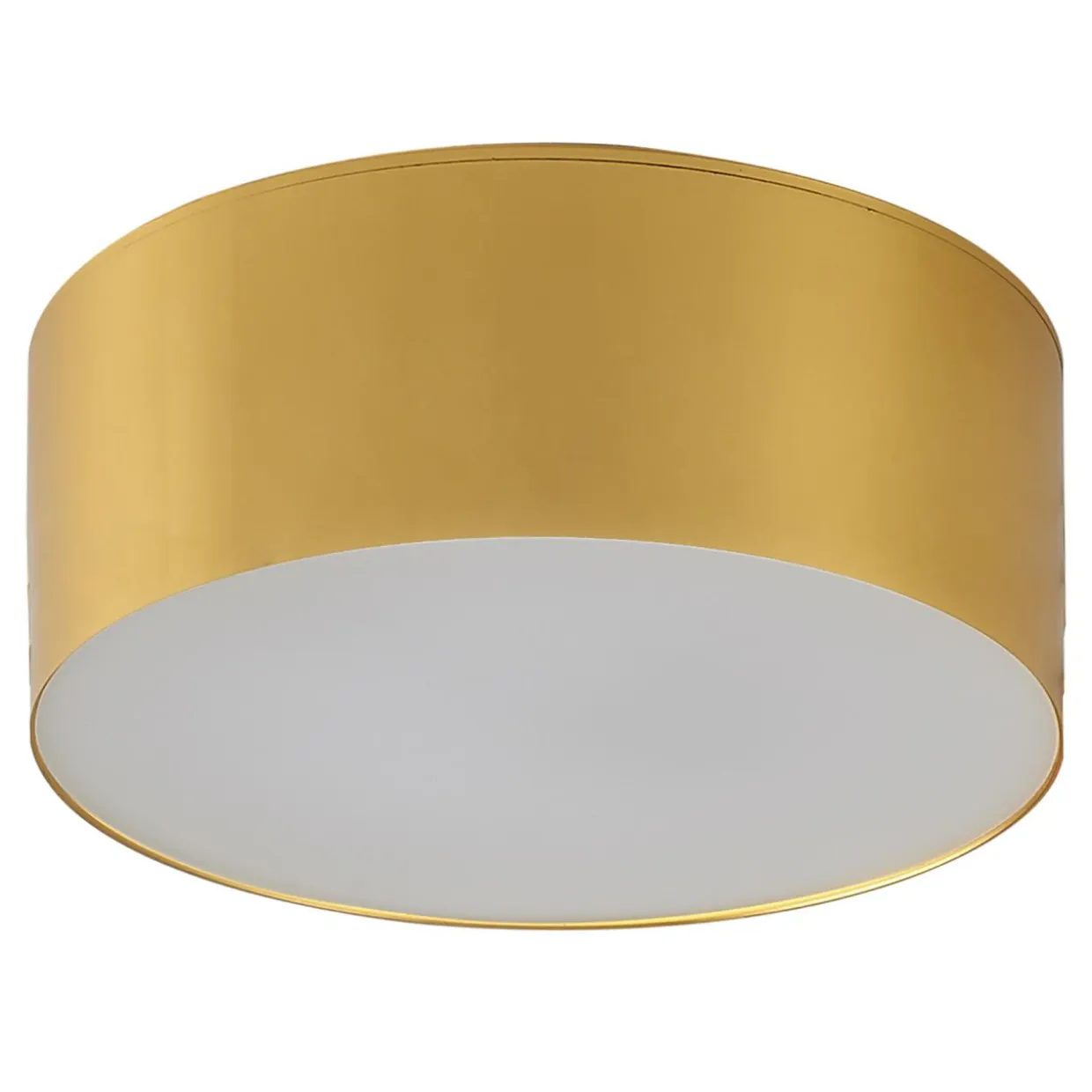 Lampa sufitowa LED barwa ciepła 3000K złota SOLARI 12 cm