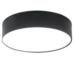 Lampa sufitowa LED barwa neutralna 4000K czarna SOLARI 8 cm
