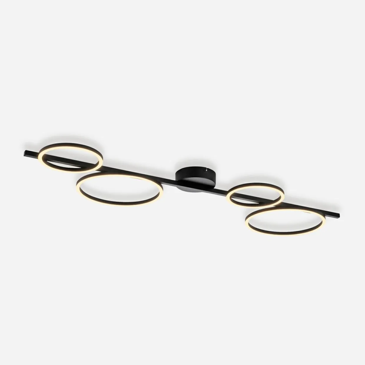 Lampa sufitowa LED czarna MINI RITUS