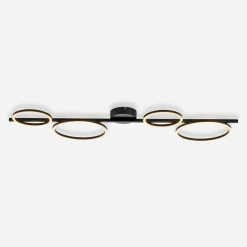 Lampa sufitowa LED czarna MINI RITUS