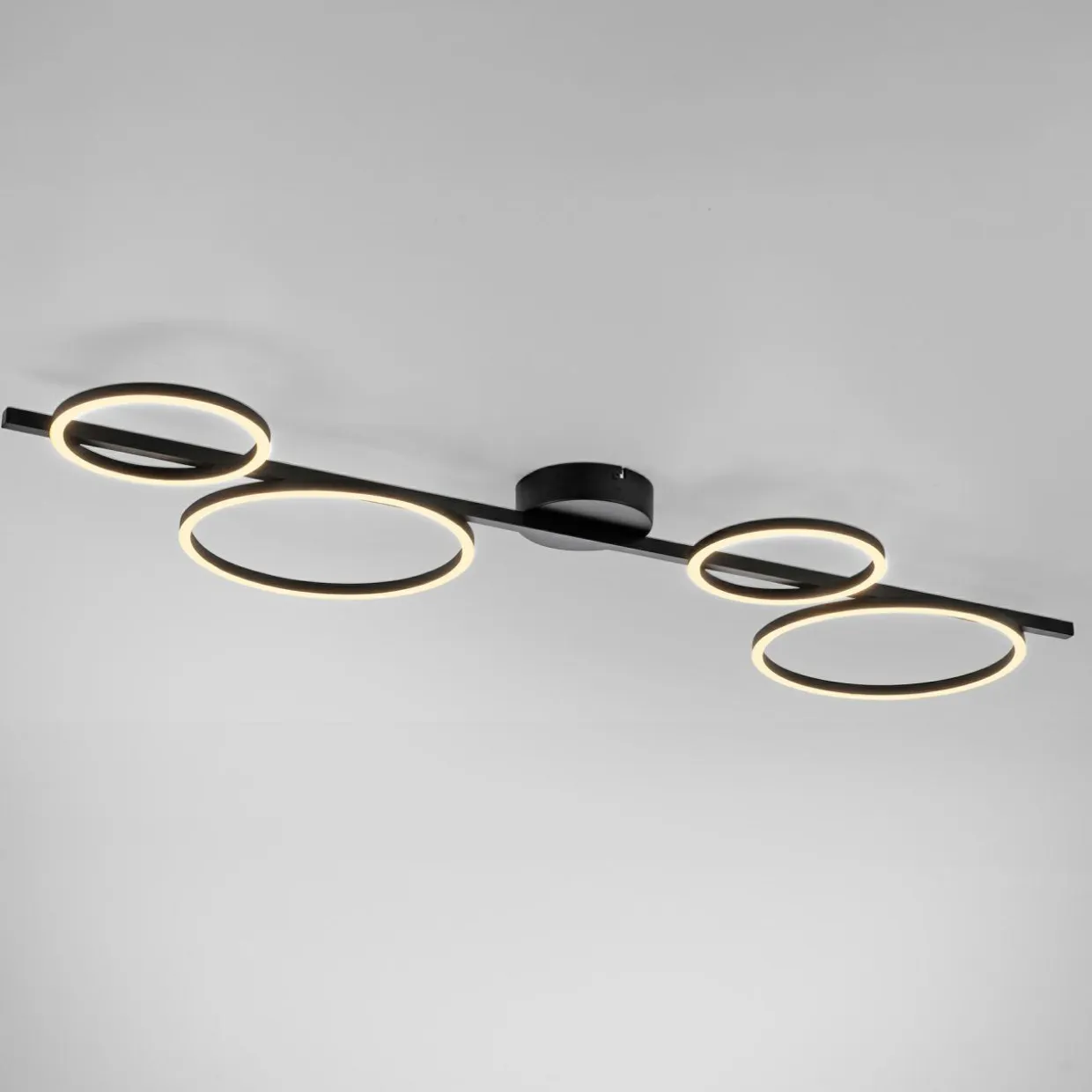 Lampa sufitowa LED czarna MINI RITUS