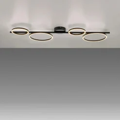 Lampa sufitowa LED czarna MINI RITUS