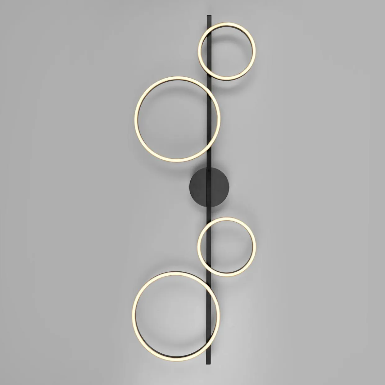 Lampa sufitowa LED czarna MINI RITUS