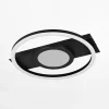 Lampa sufitowa LED czarna WHEELER