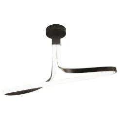 Lampa sufitowa LED czarna VISO