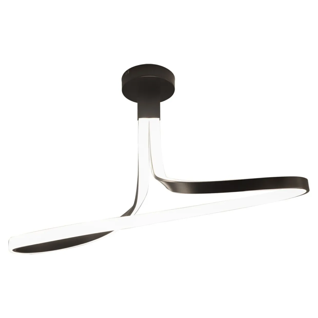 Lampa sufitowa LED czarna VISO