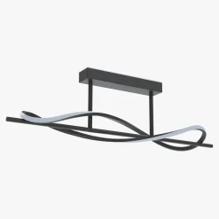 Lampa sufitowa LED czarna DOMENICO