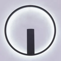 Lampa sufitowa LED czarna CORIT 42,5 cm
