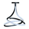 Lampa sufitowa LED czarna VISO 60 cm