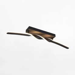 Lampa sufitowa LED czarna GINKO