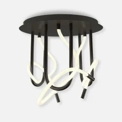 Lampa sufitowa LED czarna BALBO 50 cm