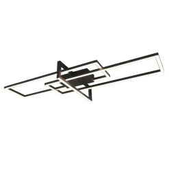 Lampa sufitowa LED czarna SALINAS