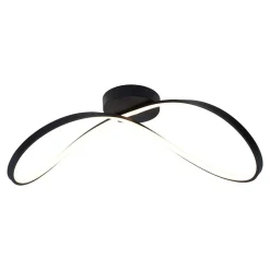 Lampa sufitowa LED ERDA czarna