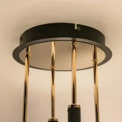 Lampa sufitowa LED LARA czarno-złota