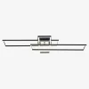 Lampa sufitowa LED ramka czarna LUMENZ z pilotem