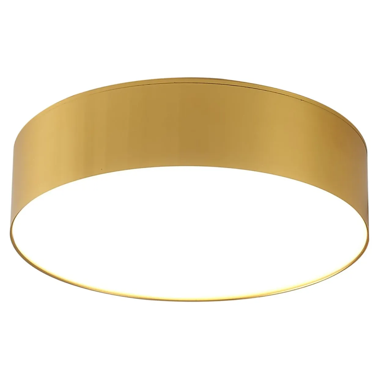 Lampa sufitowa LED SOLARI barwa ciepła 3000K złota 8 cm