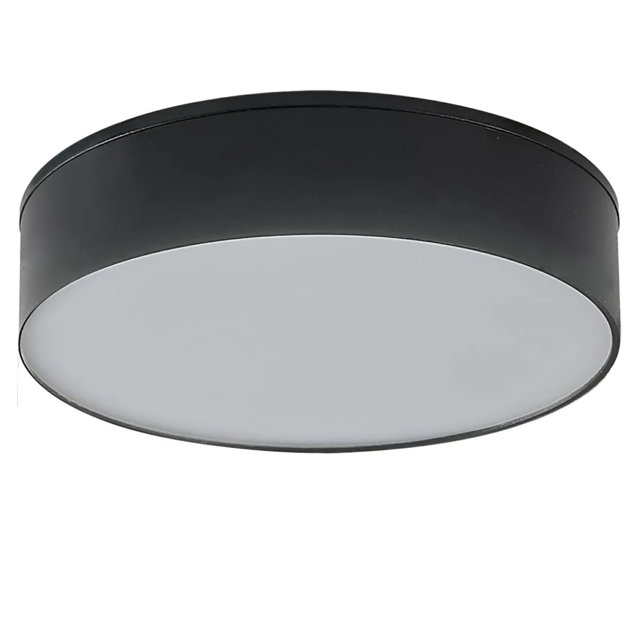 Lampa sufitowa LED SOLARI barwa ciepła 3000K czarna SOLARI 8 cm