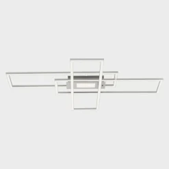 Lampa sufitowa LED 48W chrom ASMIN z pilotem