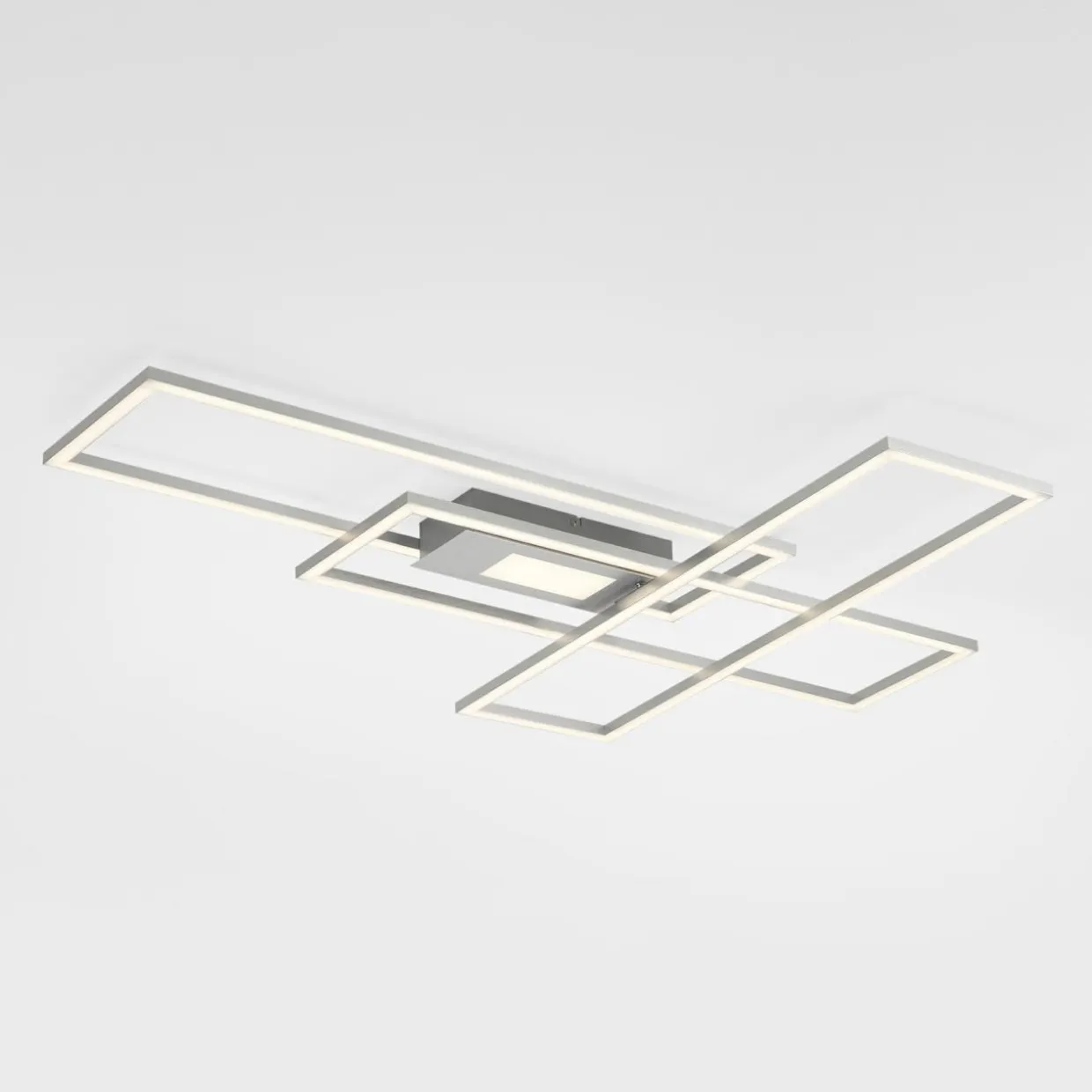 Lampa sufitowa LED 48W chrom ASMIN z pilotem