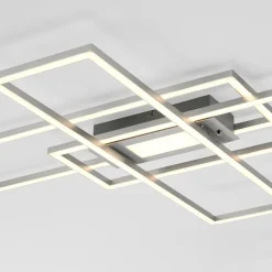 Lampa sufitowa LED 48W chrom ASMIN z pilotem