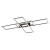 Lampa sufitowa LED 45W czarna ASMIN z pilotem