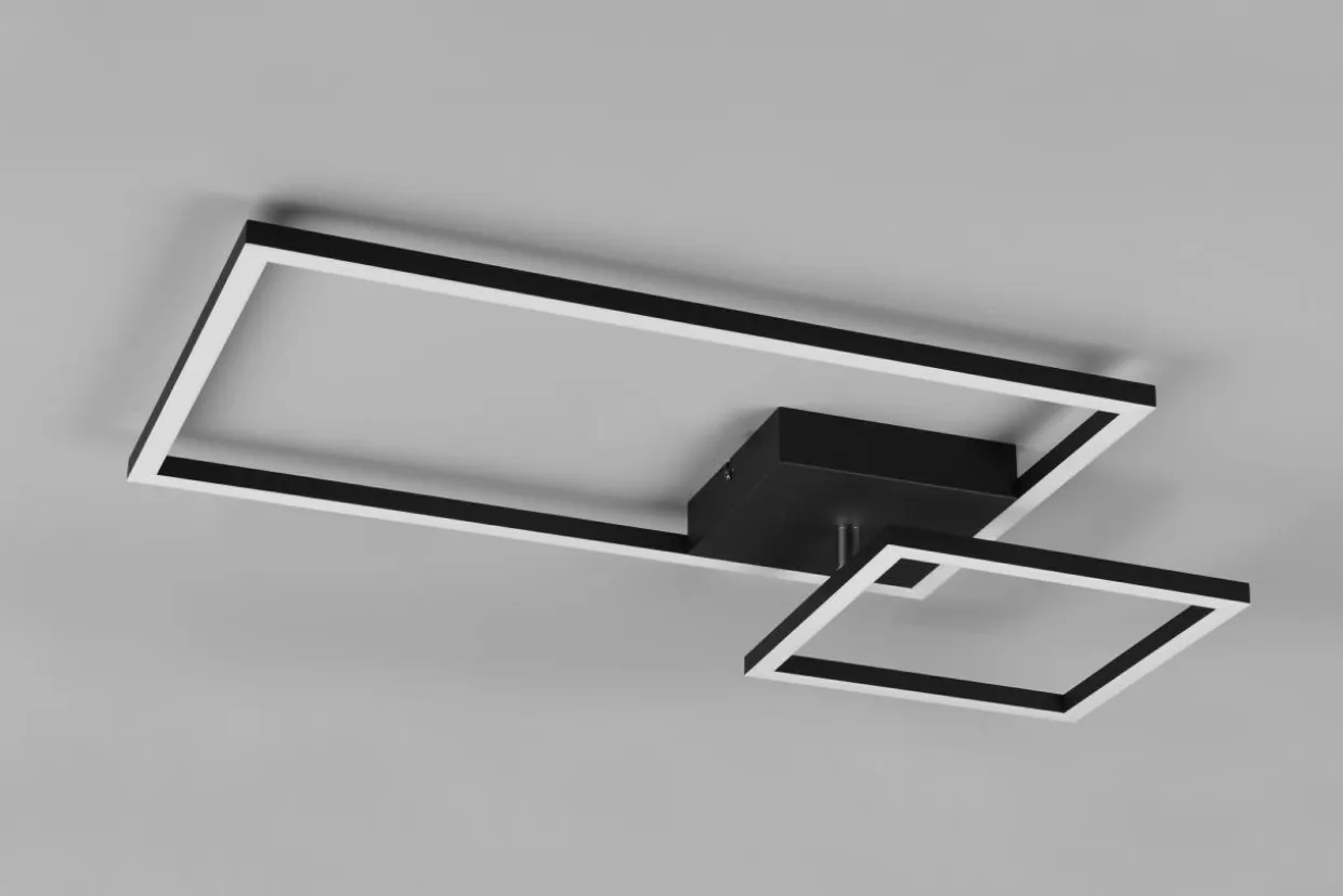 Lampa sufitowa LED 25W czarna PADELLA