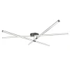 Lampa sufitowa LED z filamentem czarna LAUTARO