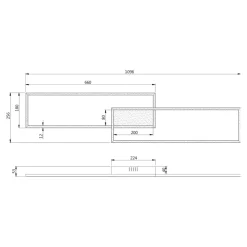 Lampa sufitowa LED z pilotem srebrna ASMIN