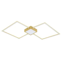 Lampa sufitowa LED złota HEX 100 cm