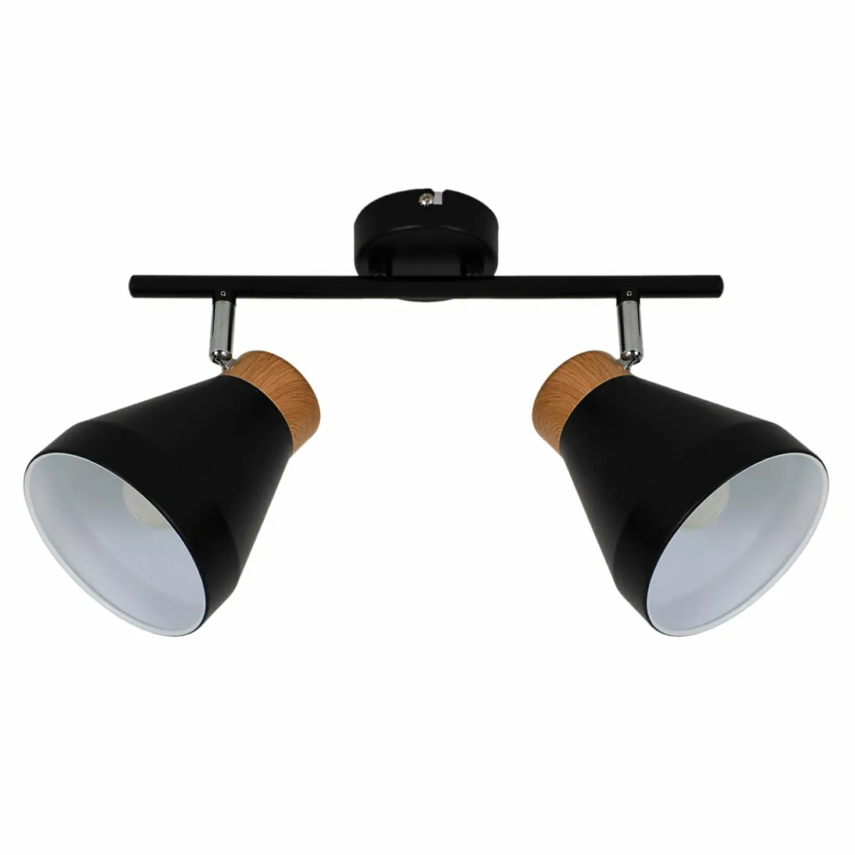 Lampa sufitowa listwa 2-punktowa czarna mat HANDA