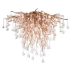 Lampa sufitowa miedźiana ICICLE 50x50 cm
