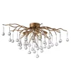 Lampa sufitowa miedziana ICICLE 30x60 cm