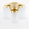 Lampa sufitowa mosiądz PASADENA 3