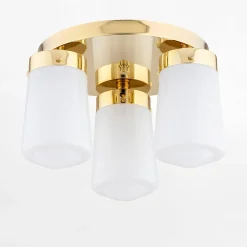 Lampa sufitowa mosiądz PASADENA 3