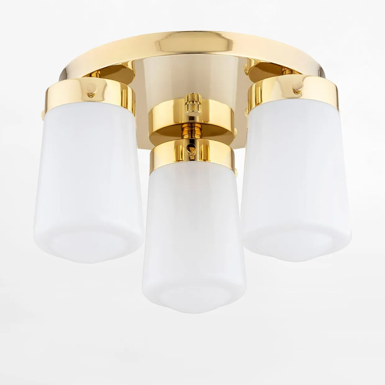 Lampa sufitowa mosiądz PASADENA 3